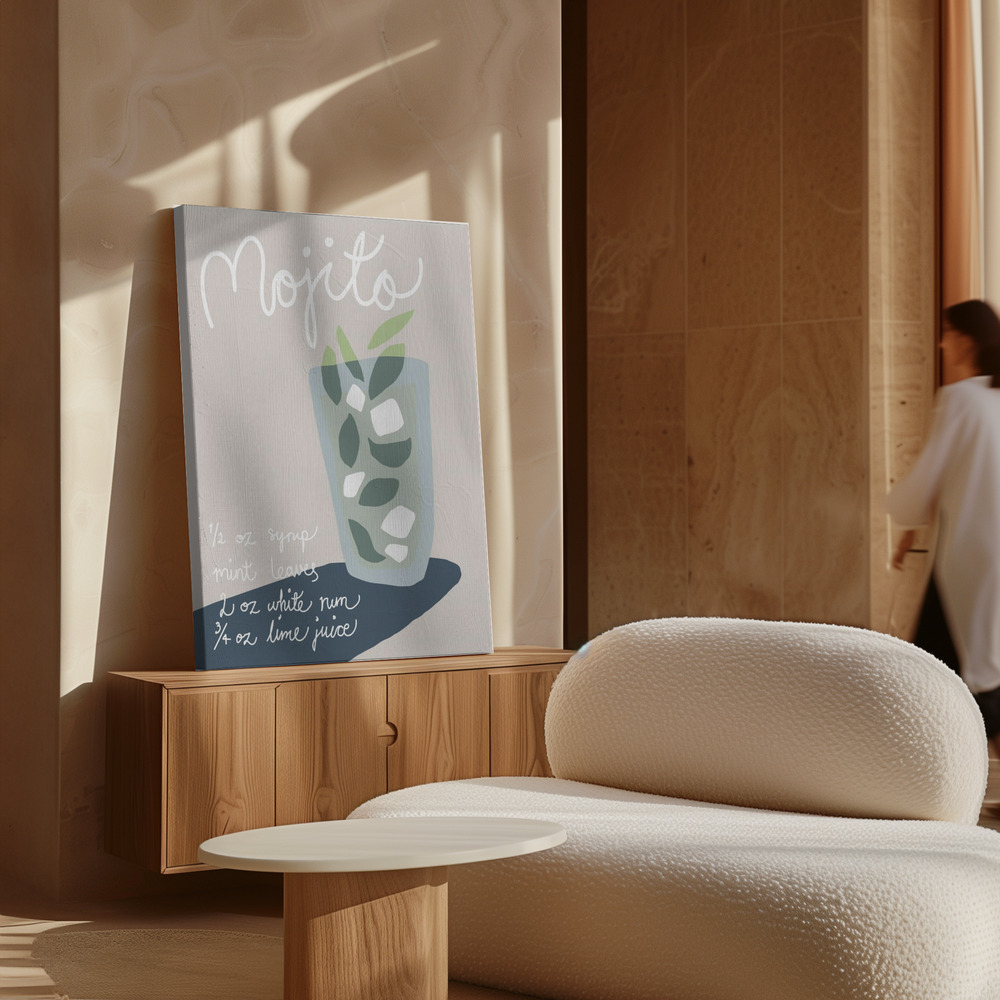 Toile - Mojito au-dessus de l'armoire