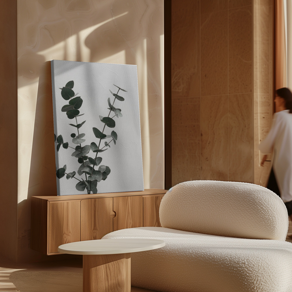 Toile - Eucalyptus Natural 04 au-dessus de l'armoire