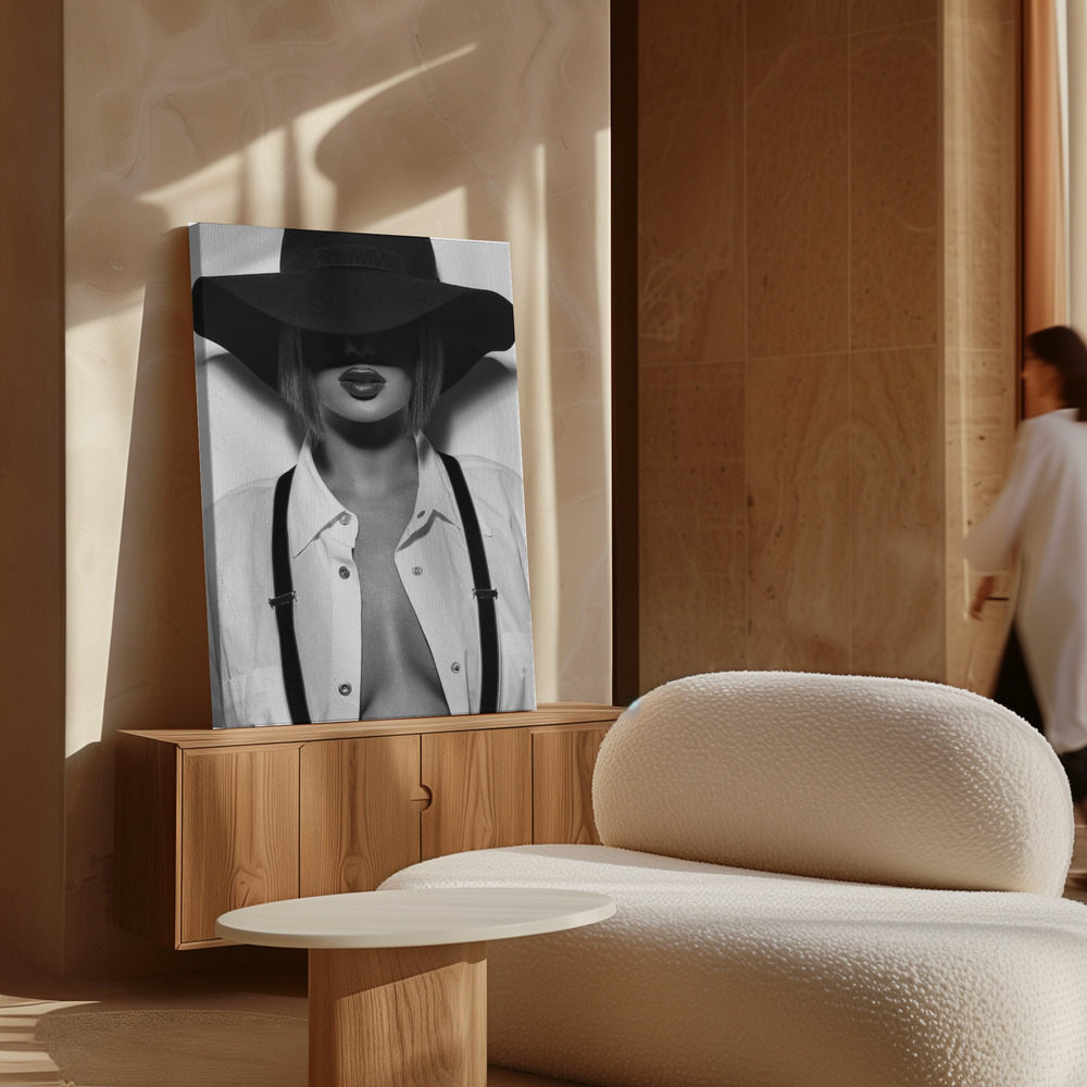 Canvas print - Perrine over cabinet