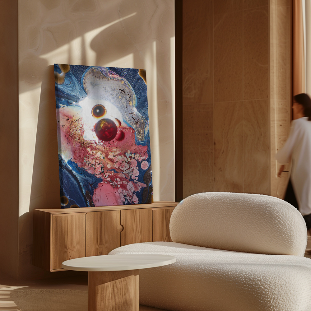 Canvas print - Microcosm over cabinet