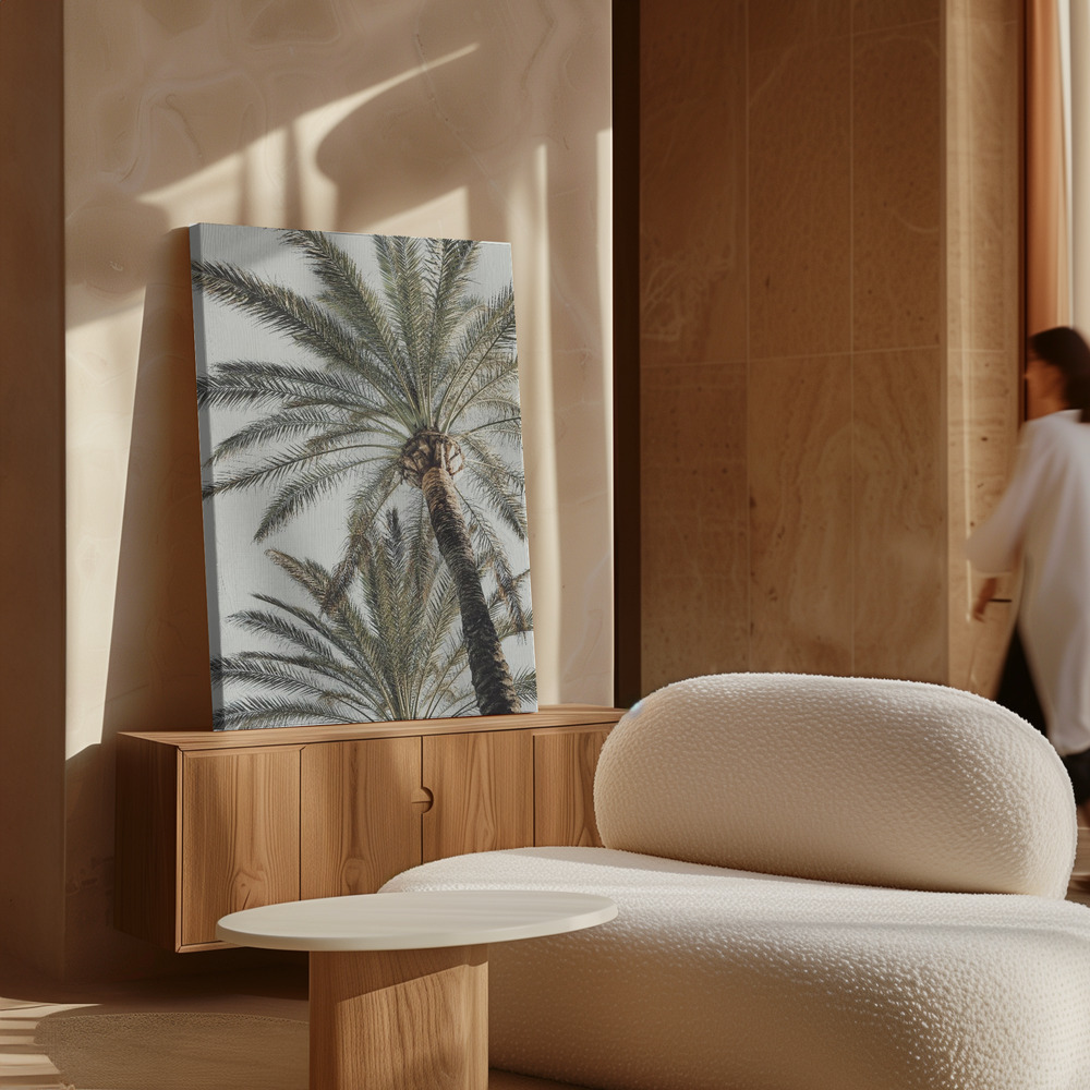 Canvas print - Palm 05 over cabinet