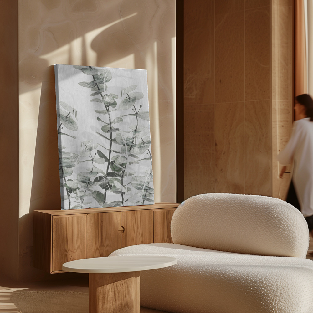 Canvas print - Eucalyptus 1 over cabinet