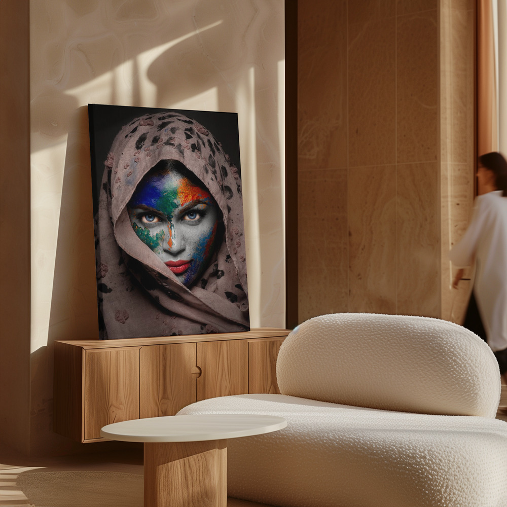 Canvas schilderi - DUALISM boven kast