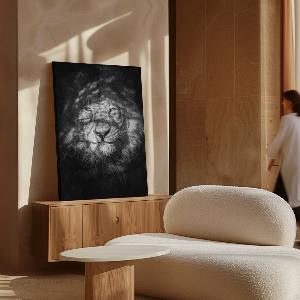 Canvas print - Being watched over cabinet
