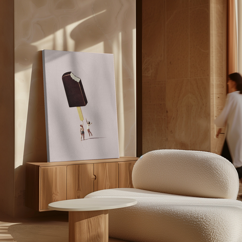 Toile - You treat me well au-dessus de l'armoire