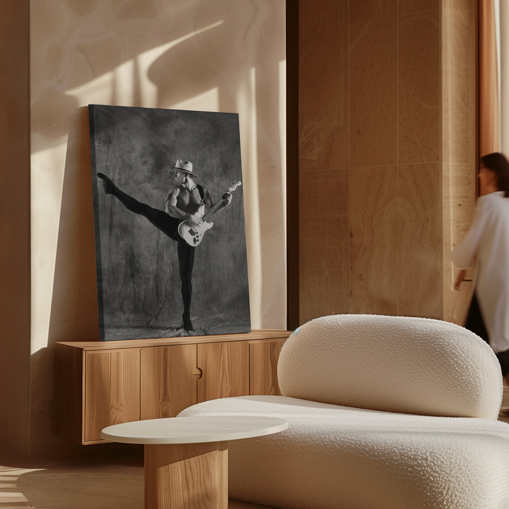 Canvas print - Modern Basil over cabinet