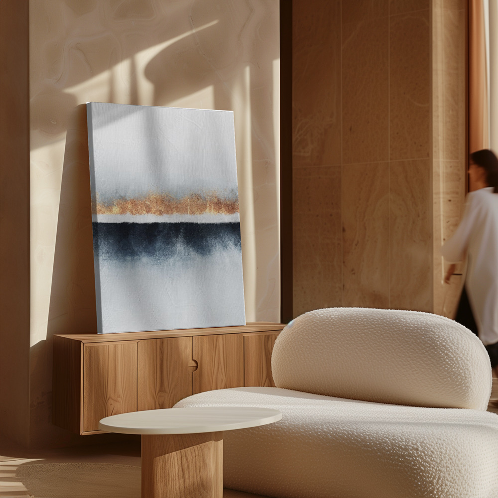 Leinwandbild - Horizon über Schrank