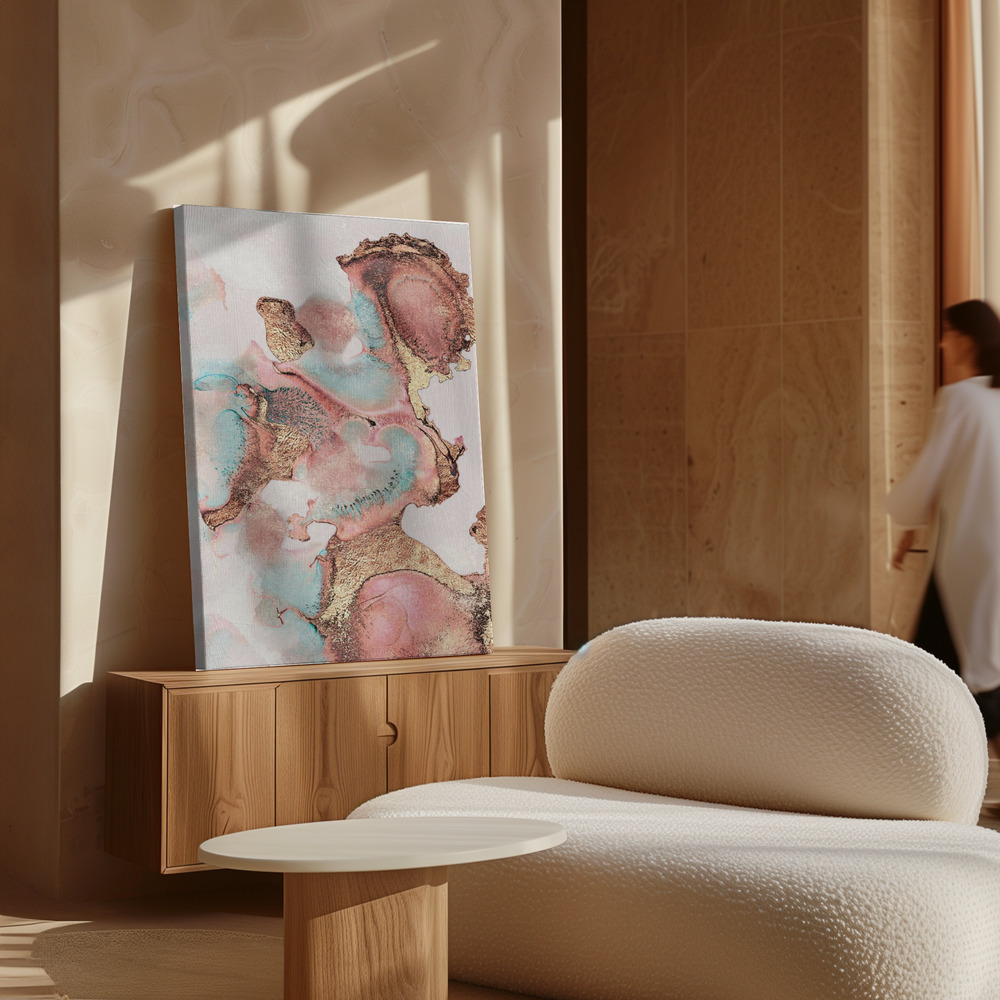 Canvas print - Pretty Ink over cabinet
