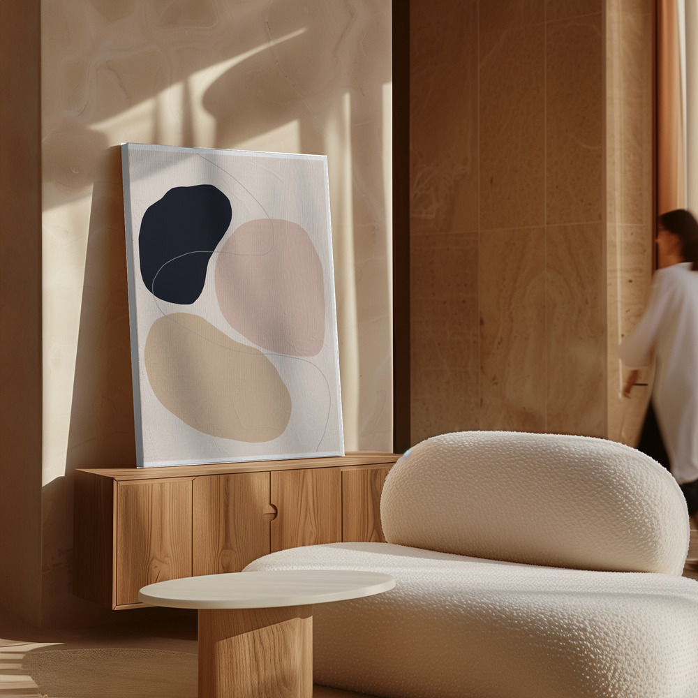 Canvas print - Abstract Composition over cabinet
