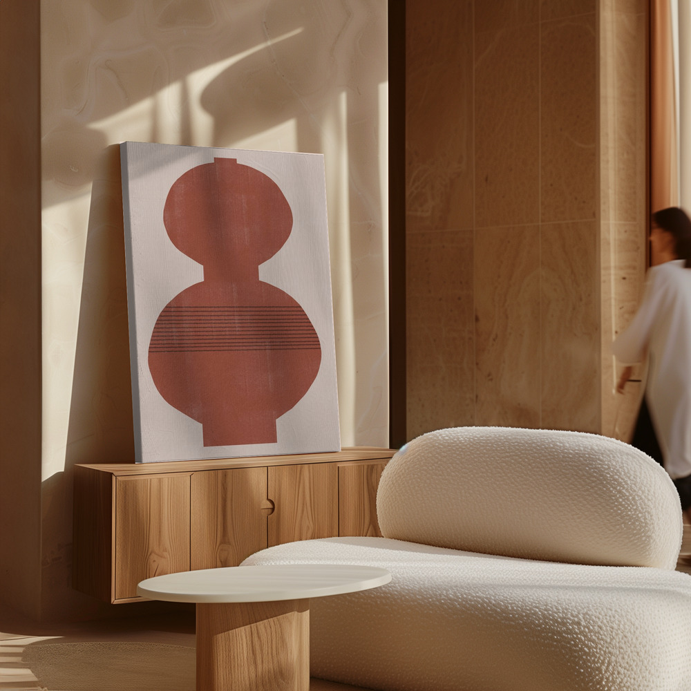Canvas print - Vase No3. over cabinet