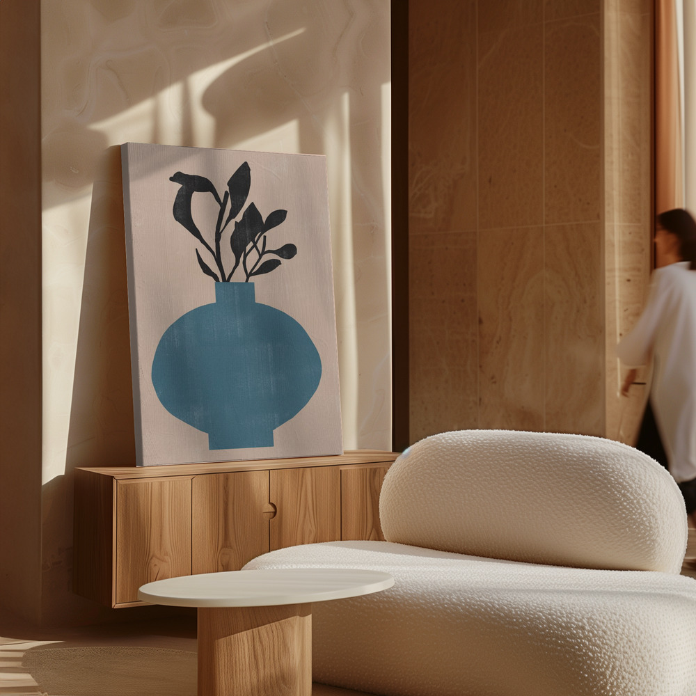 Canvas print - Vase No8. over cabinet