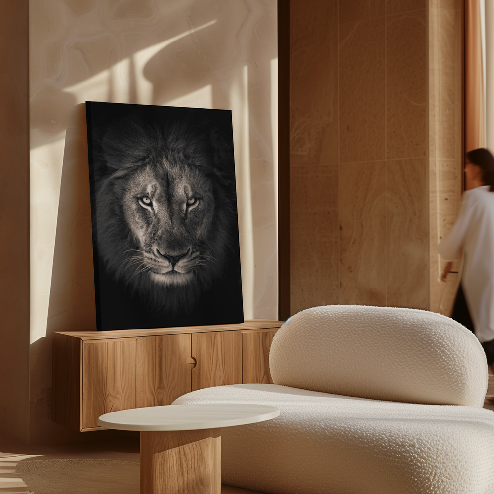 Canvas print - The king over cabinet