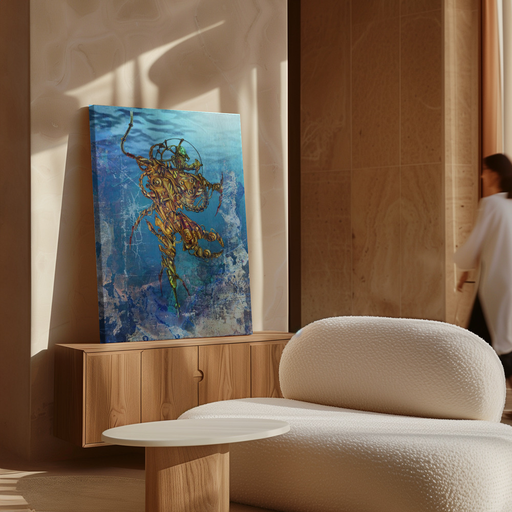 Canvas print - Deep 2 over cabinet
