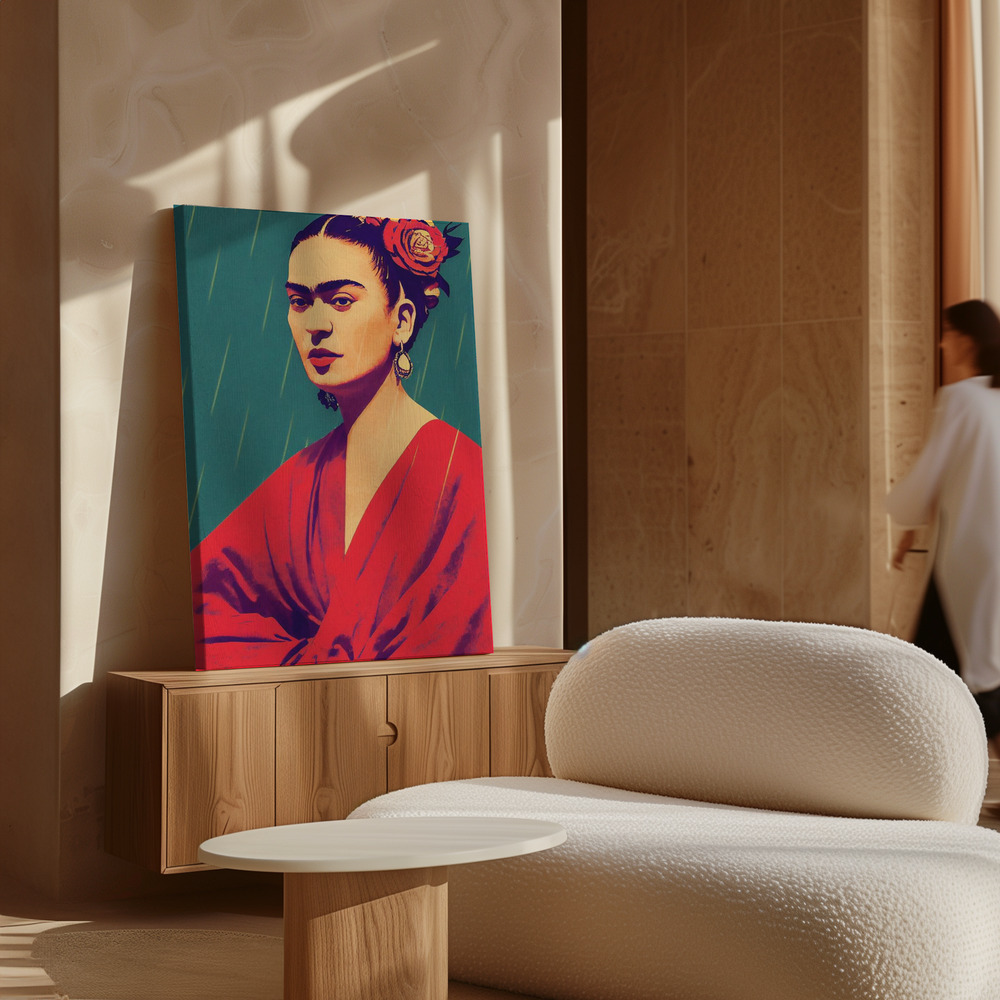 Canvas print - Enjoy Every Moment over cabinet