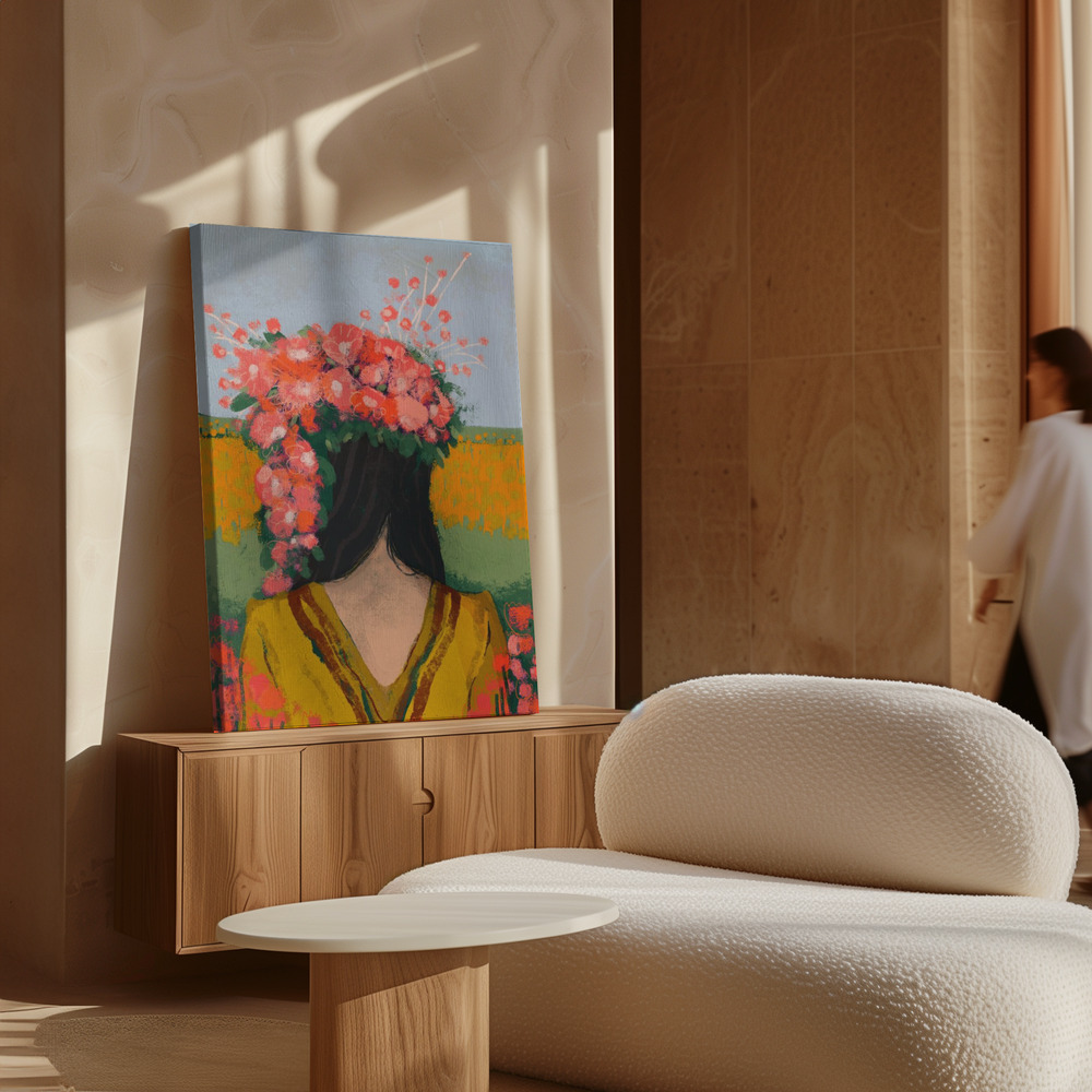 Canvas print - Like The First Day over cabinet