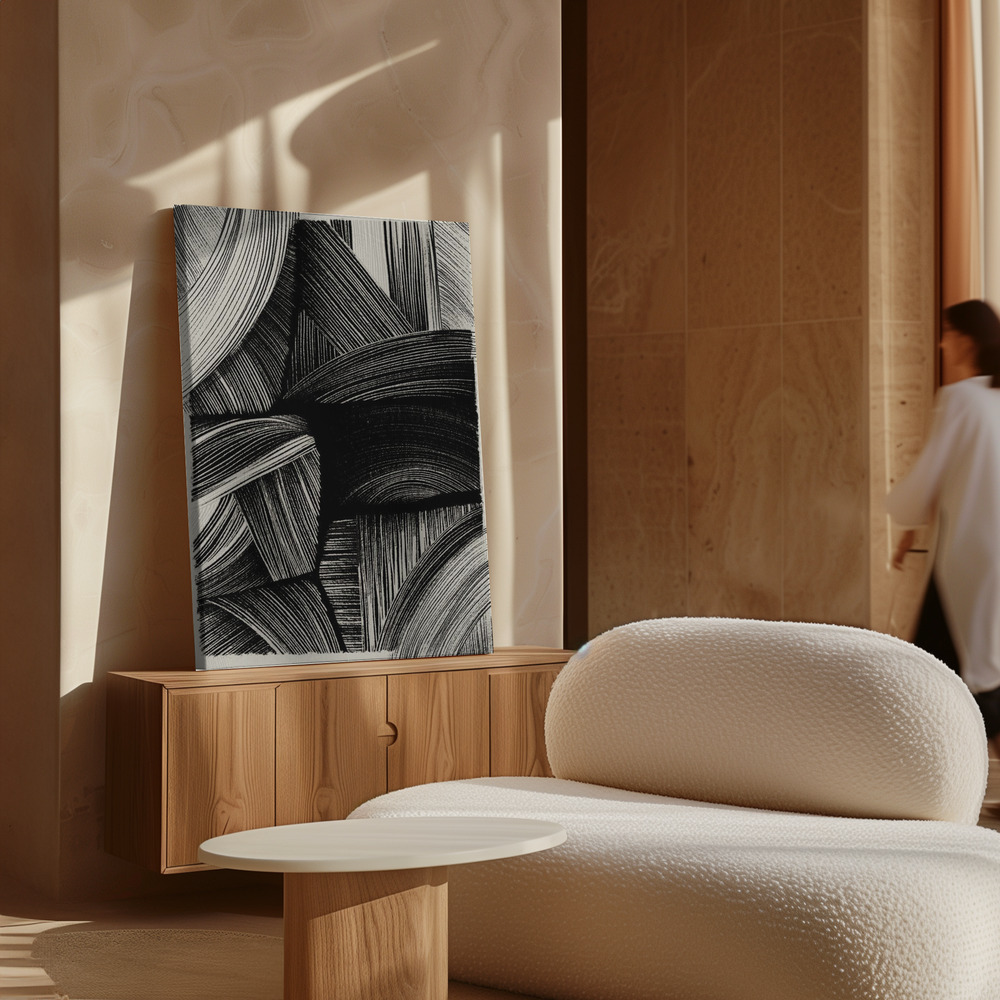 Canvas print - Straw No 1 over cabinet