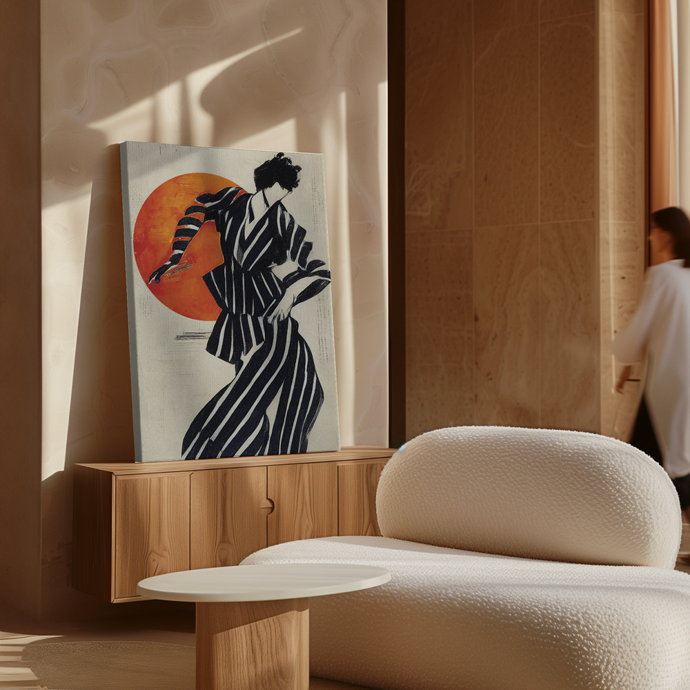 Canvas print - The Dancer over cabinet