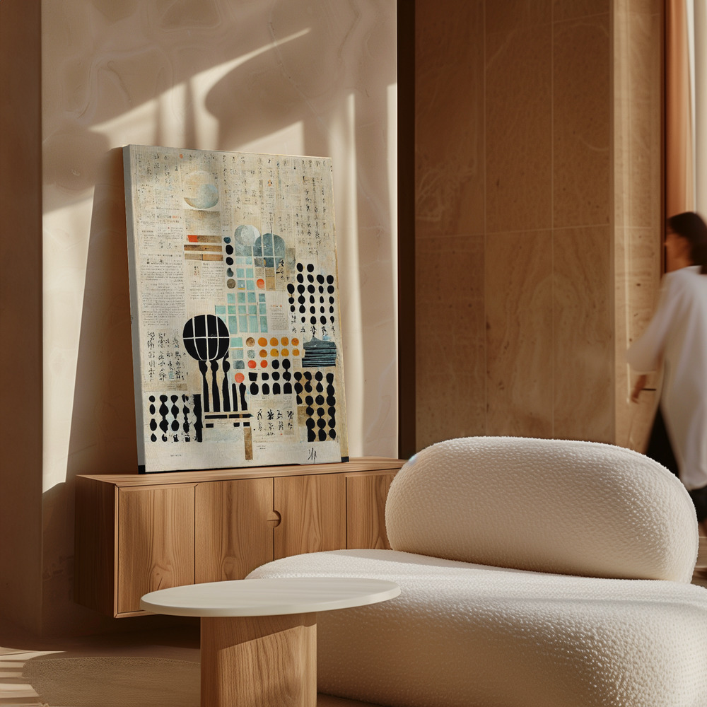 Canvas print - The Formula over cabinet
