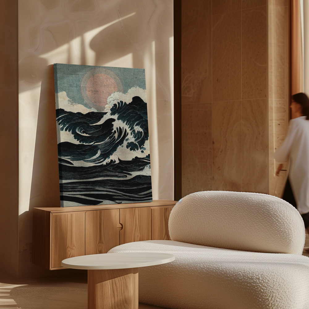 Canvas taulu - Wild Waves kaapin yläpuolella