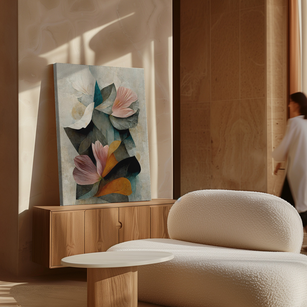 Canvas print - Grow over cabinet