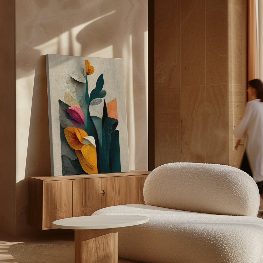 Canvas print - In The Garden over cabinet