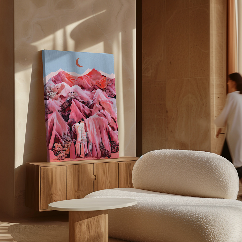 Toile - Textile Mountains au-dessus de l'armoire