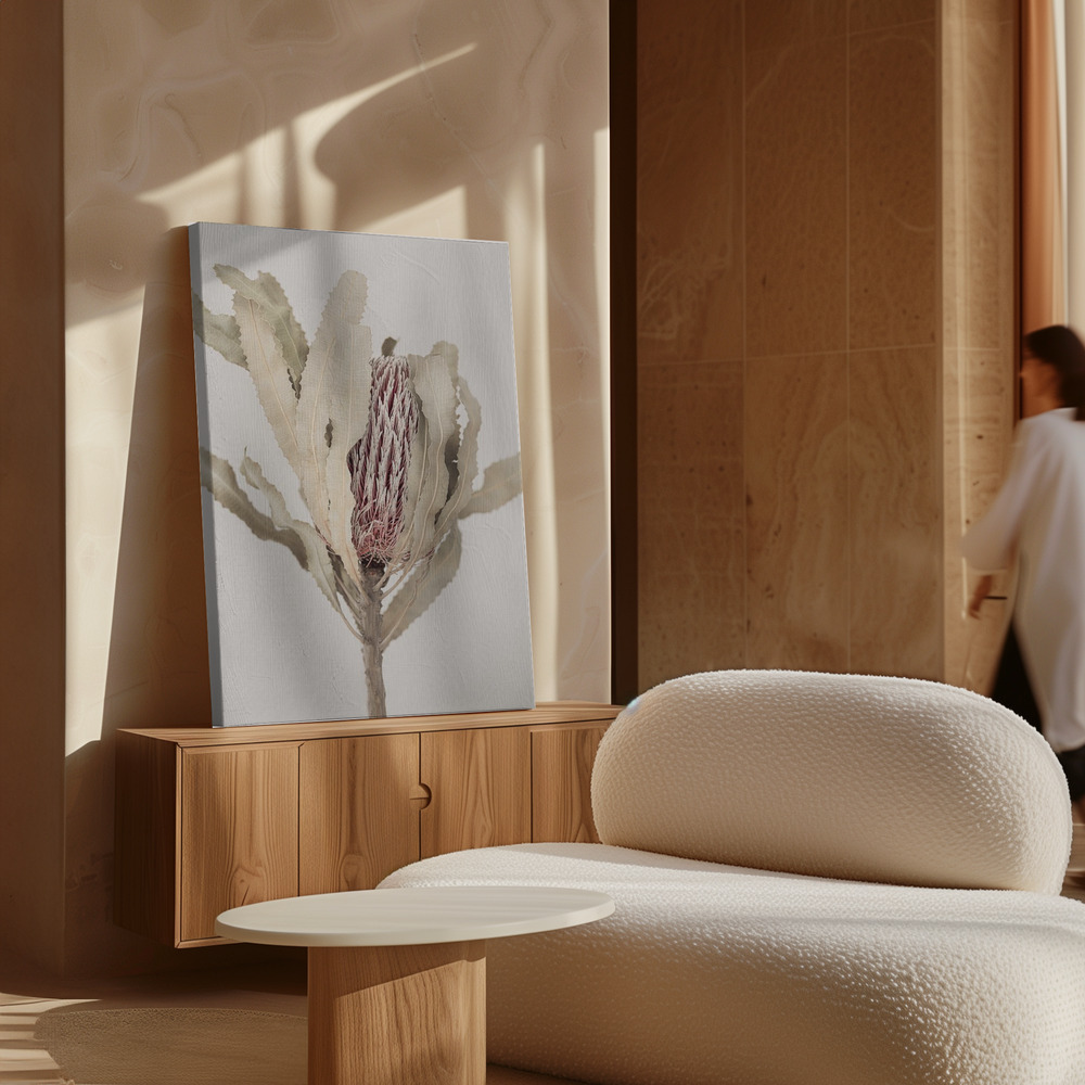 Toile - Banksia au-dessus de l'armoire