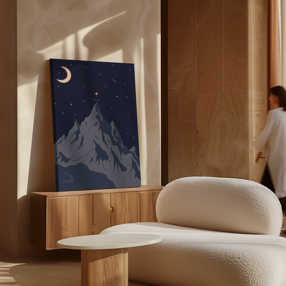 Canvas print - GOOD NIGHT over cabinet