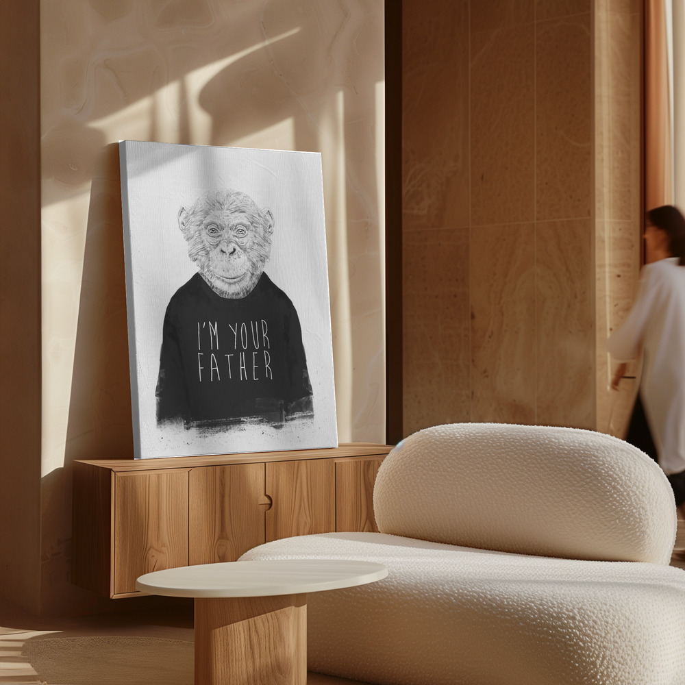 Leinwandbild - I'm your father über Schrank