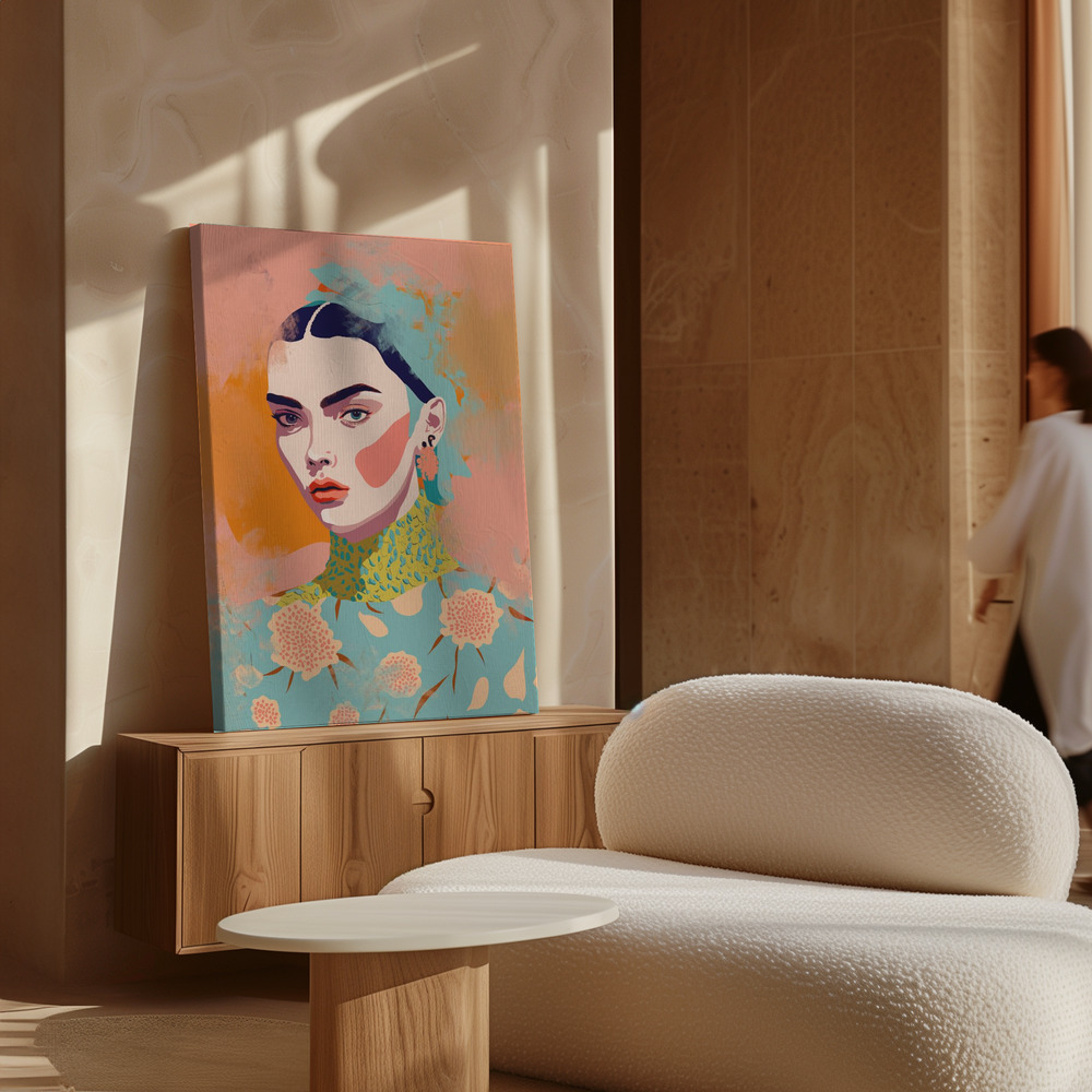 Canvas print - Fashion Moments over cabinet