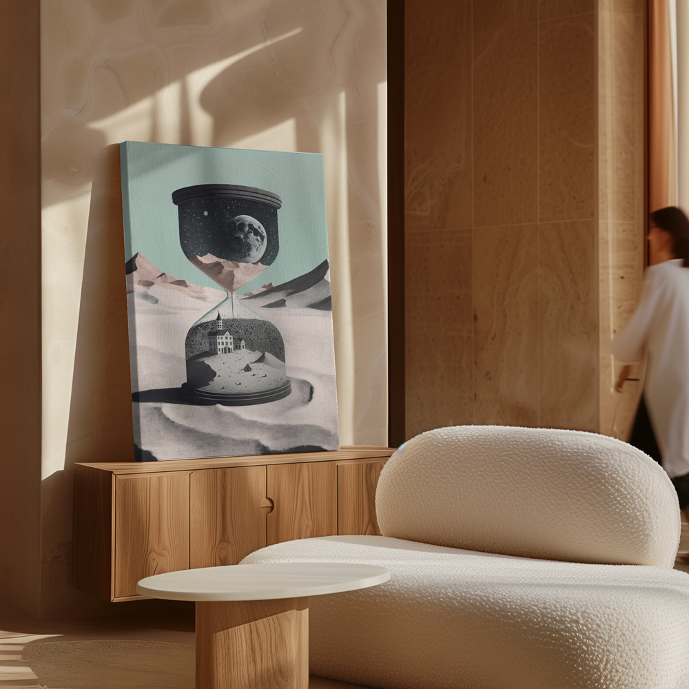 Canvas print - Time Goes By over cabinet