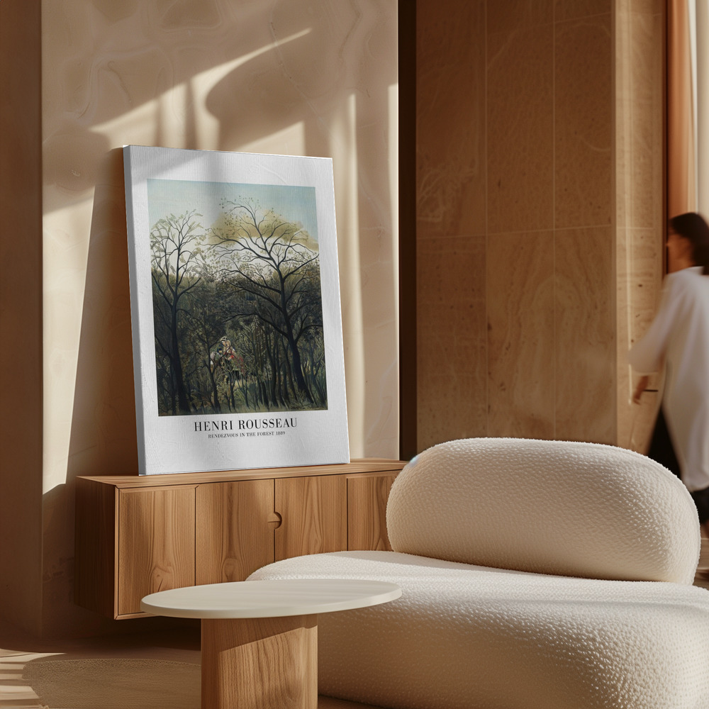 Toile - Rendezvous In The Forest au-dessus de l'armoire