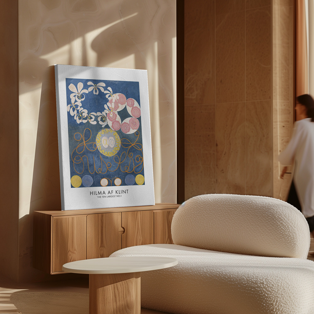 Canvas schilderi - The Ten Largest No.1 Poster - boven kast