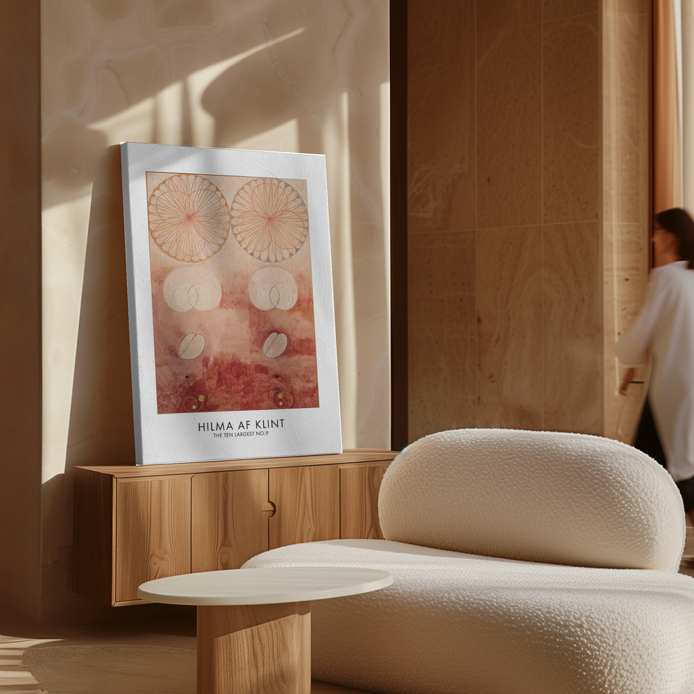 Stampe su tela - The Ten Largest No.9 Poster - sopra il mobile