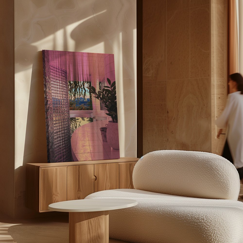 Canvas print - INDOOR POOL over cabinet