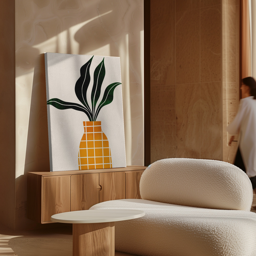 Stampe su tela - Peter, the Plant sopra il mobile