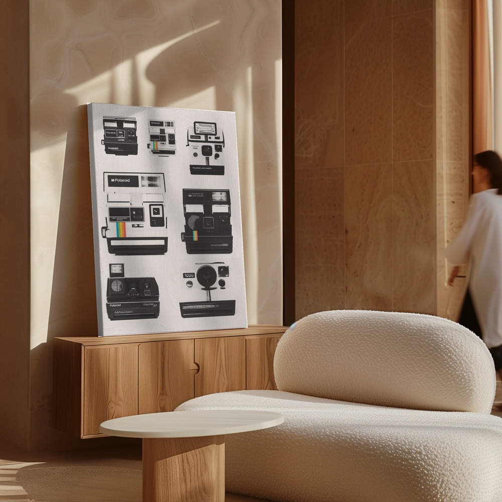 Toile - Instant Camera Collection au-dessus de l'armoire