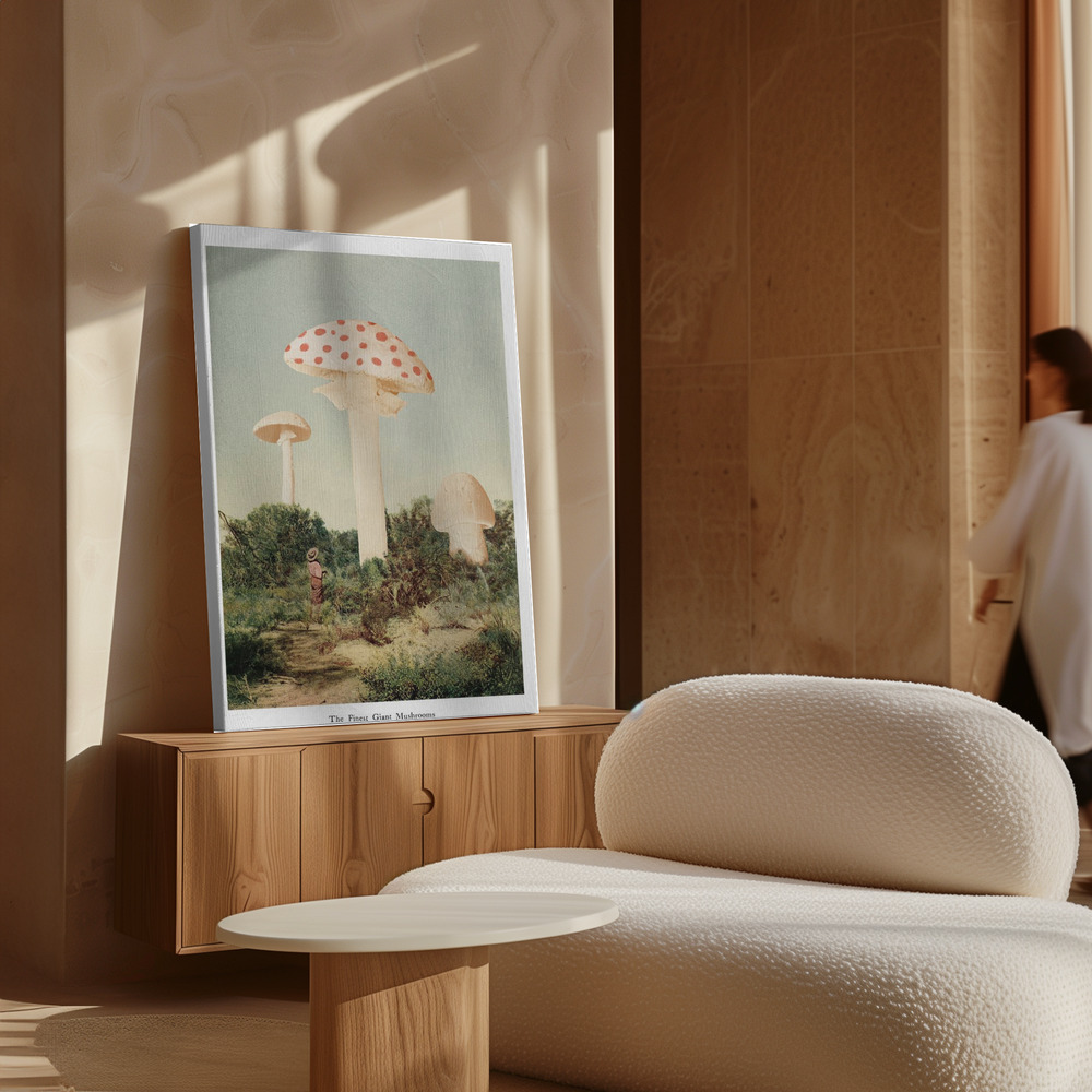 Toile - The Finest Giant Mushroom au-dessus de l'armoire