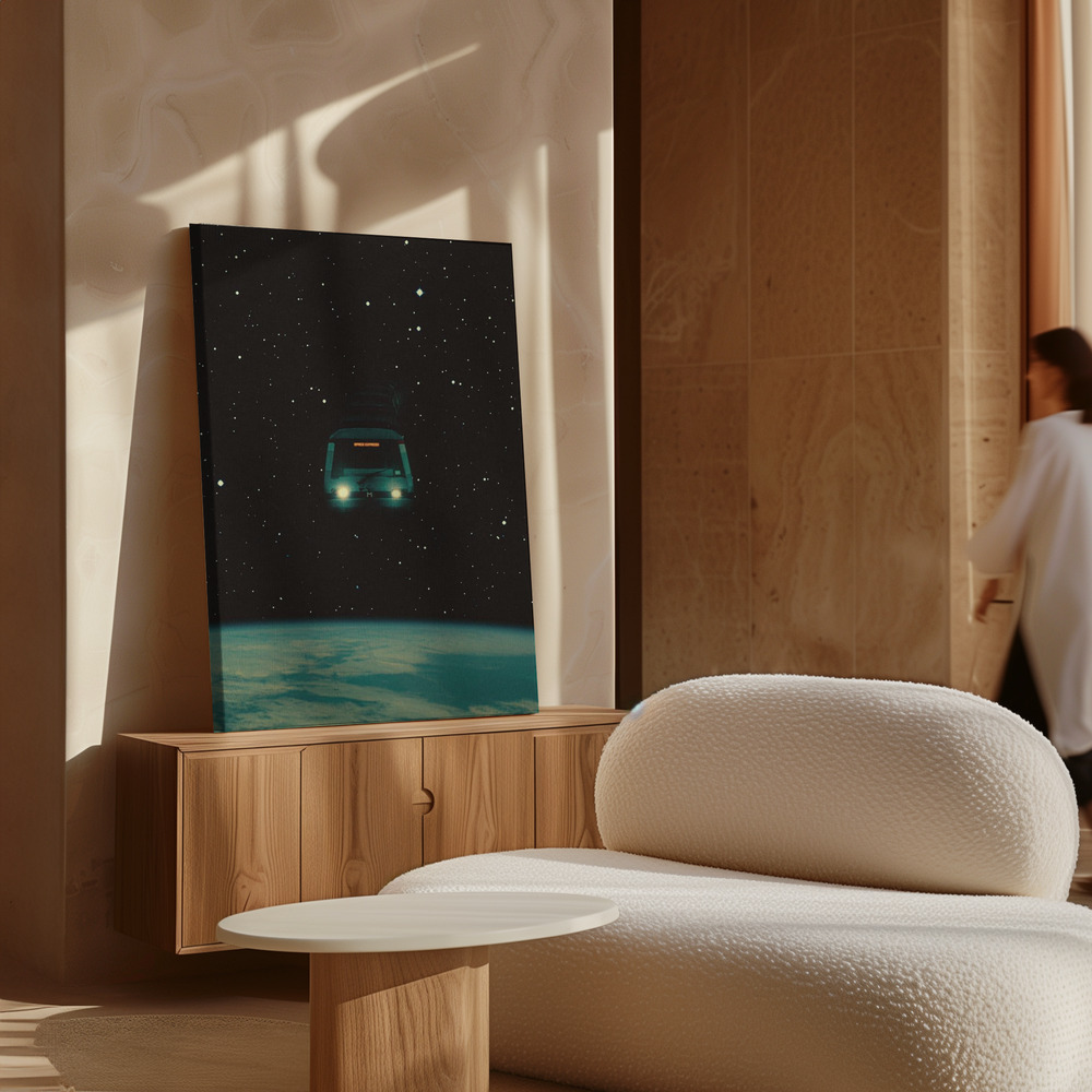 Leinwandbild - Space Express über Schrank