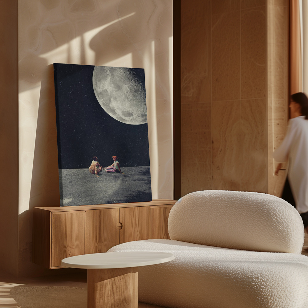 Toile - I Gave You the Moon for a Smile au-dessus de l'armoire
