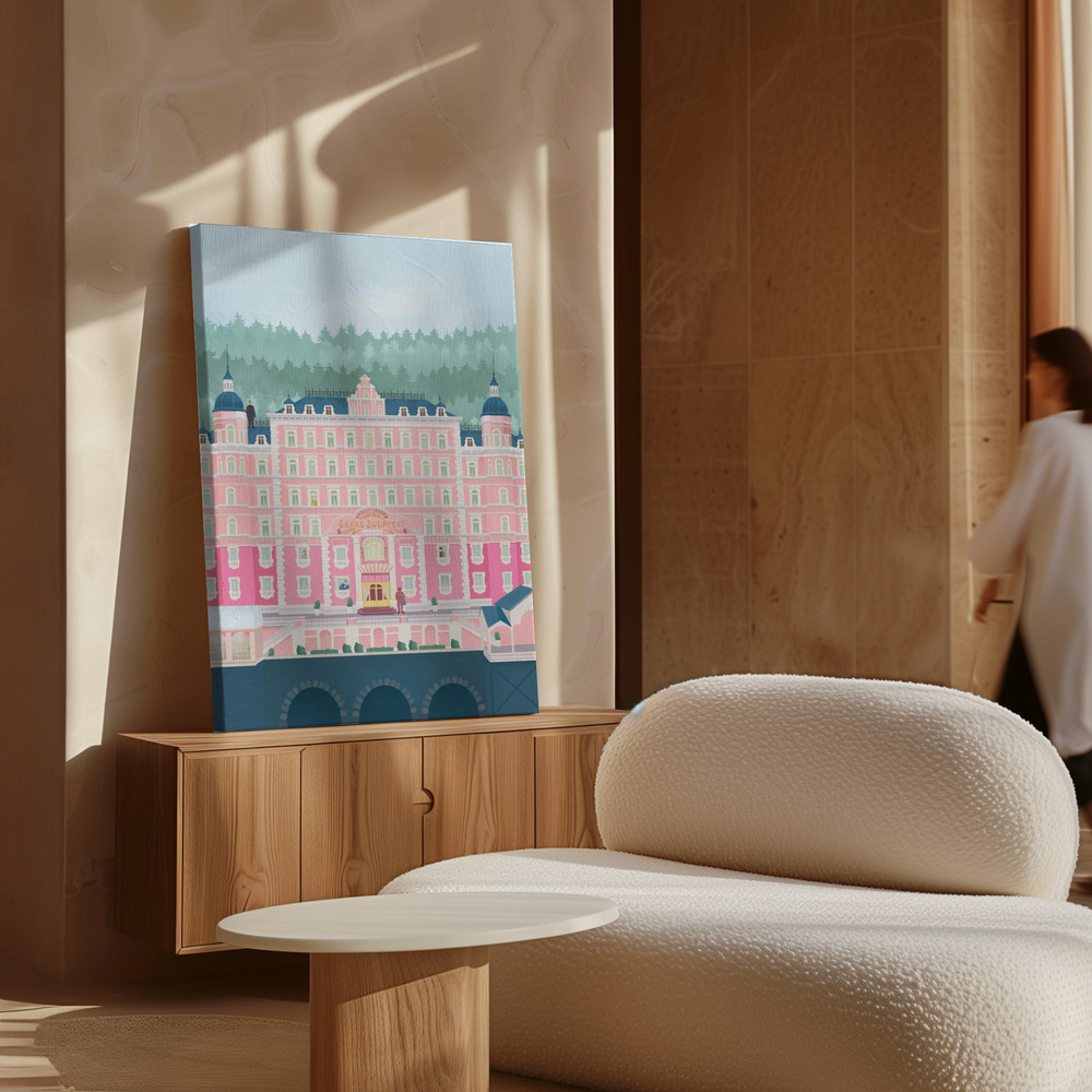 Obraz na płótnie - The Grand Budapest Hotel nad szafką