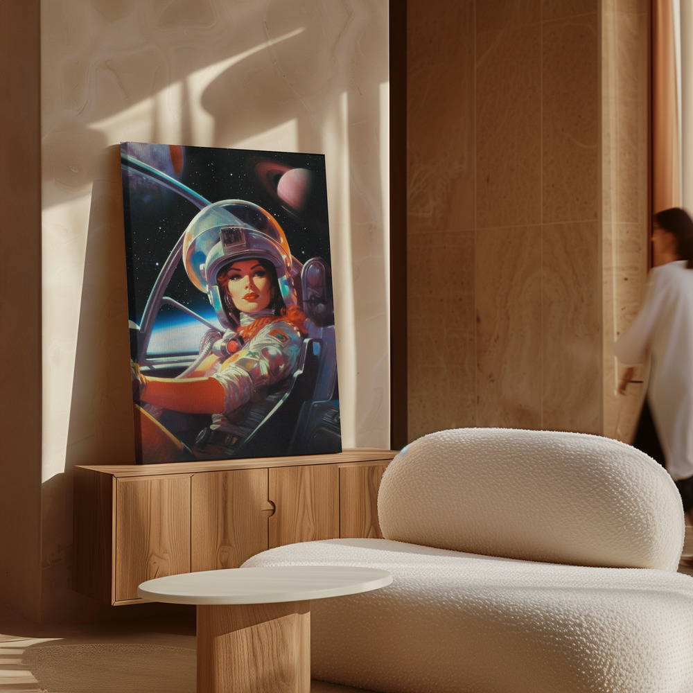 Canvas print - Next Stop Mars over cabinet