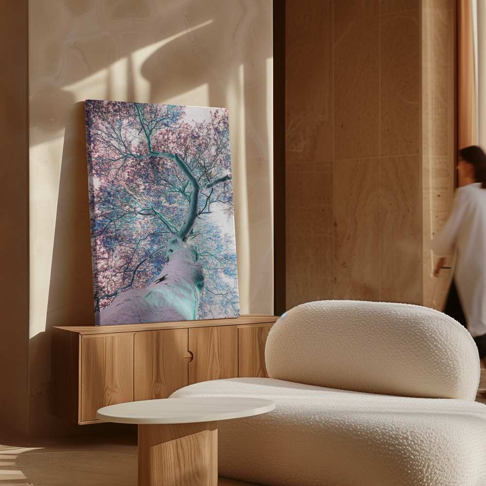 Toile - Fever Tree au-dessus de l'armoire