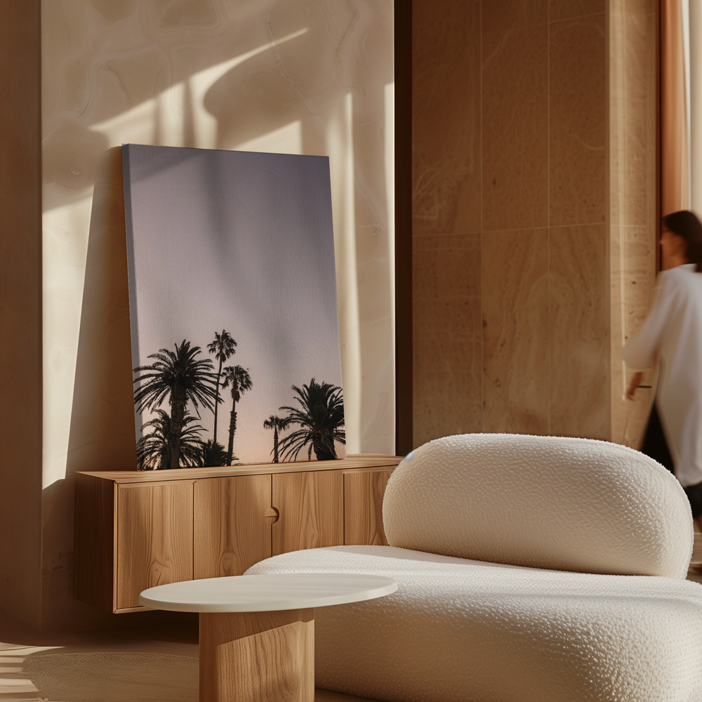 Canvas print - Palm Point over cabinet