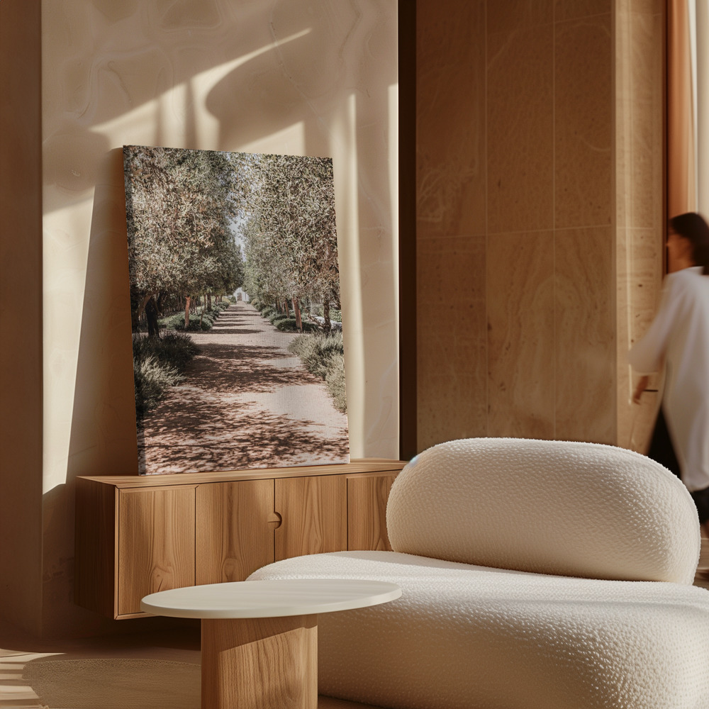 Canvas print - Secret Garden over cabinet