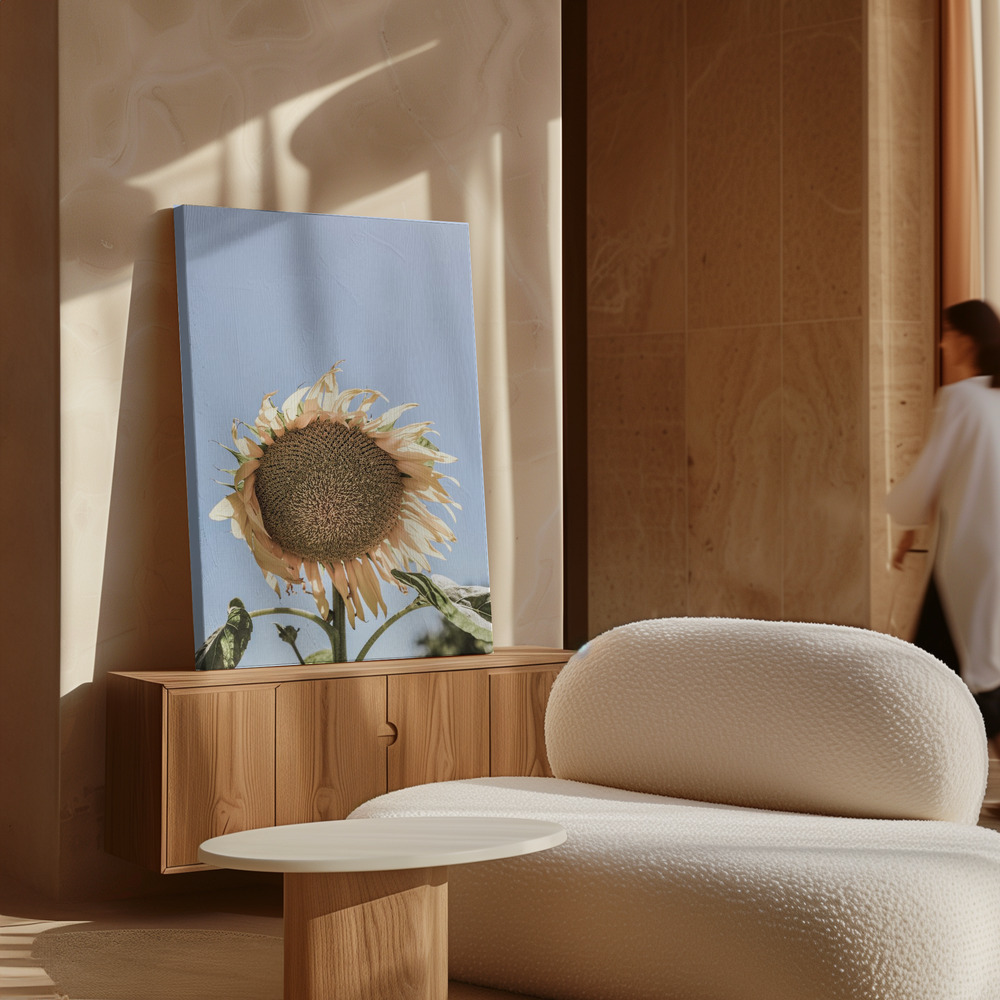 Toile - Sunny Bloom au-dessus de l'armoire