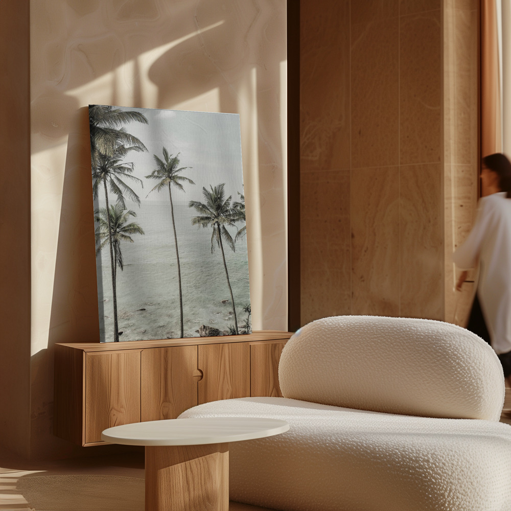 Leinwandbild - Tropical Dreams über Schrank
