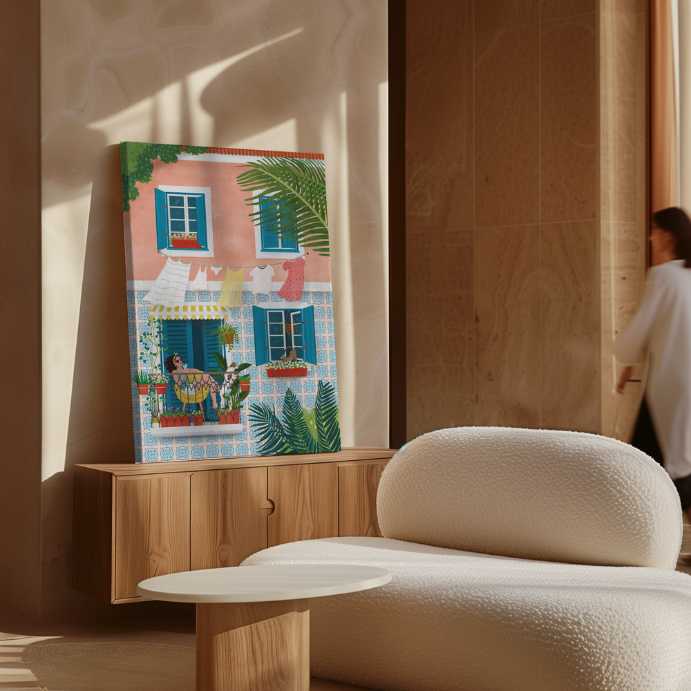 Canvas print - Lisbon over cabinet