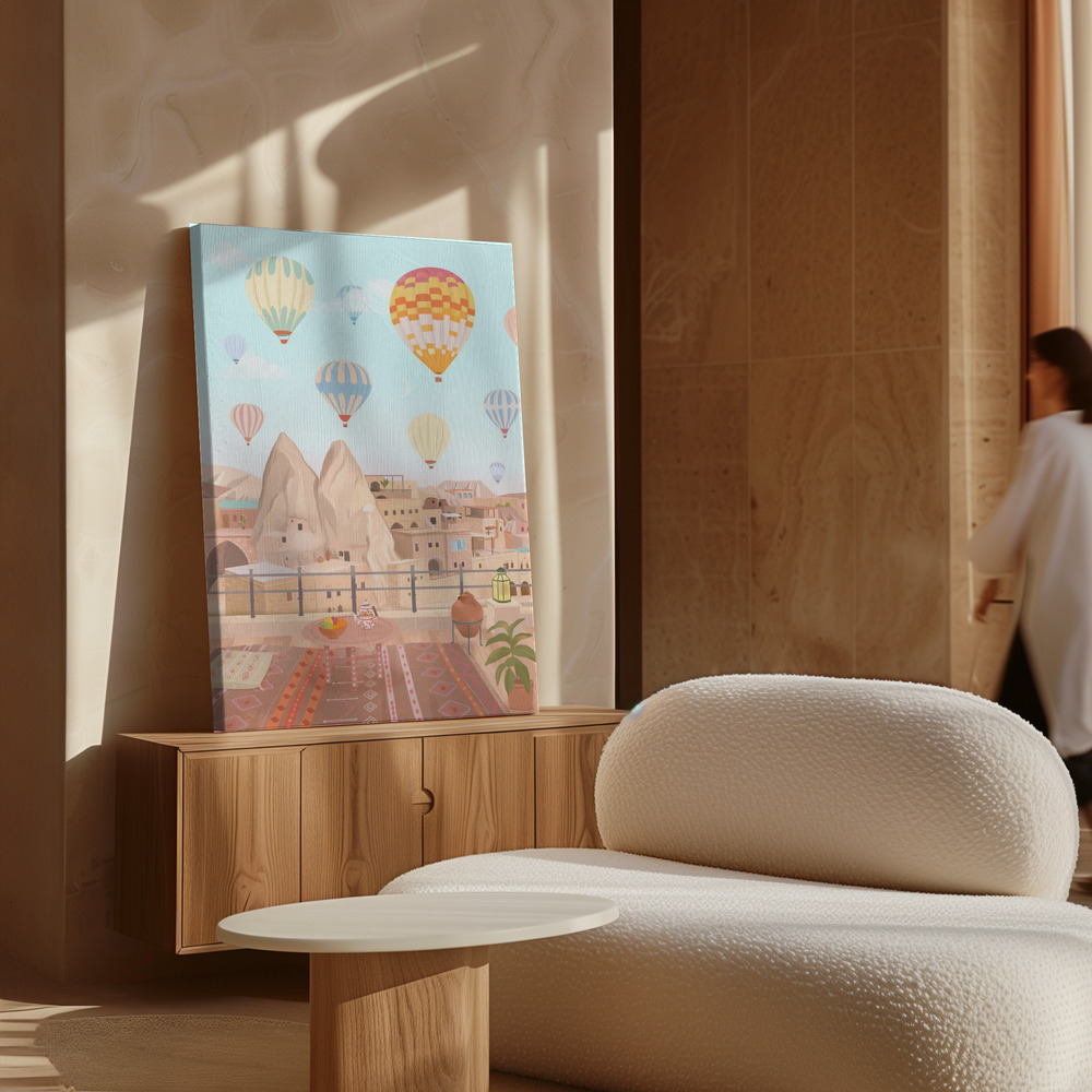 Canvas print - Cappadokia over cabinet