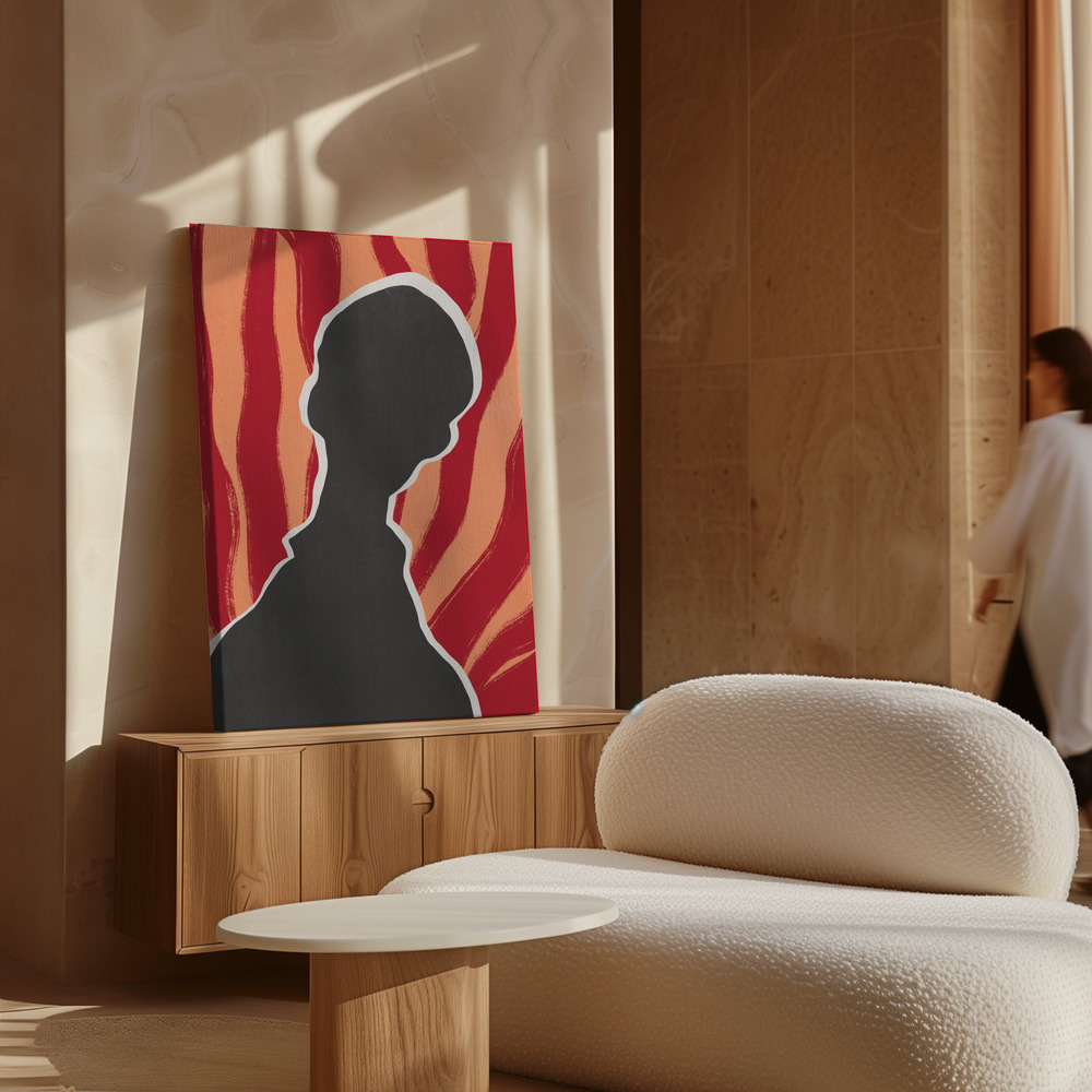 Canvas taulu - Anonymous Portrait In Heat kaapin yläpuolella